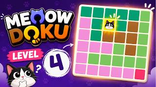 Meowdoku Level 4 Walkthrough | Brain Puzzle Game Solution