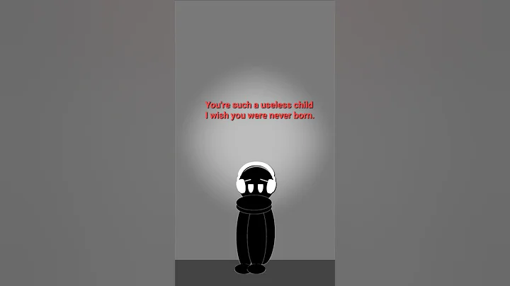 The most heartbreaking words a parent can say.. #youtubeshorts #animation #vent #sad