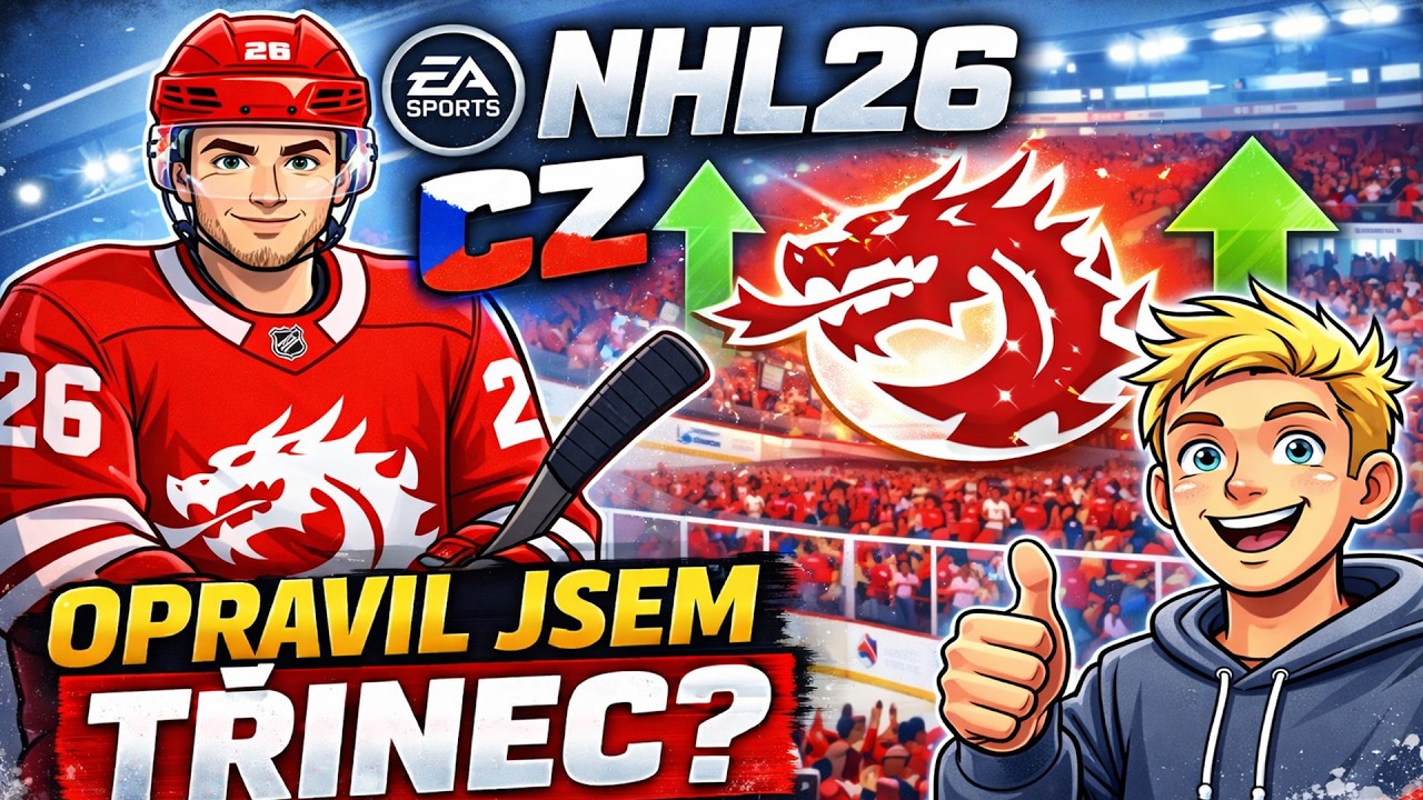 NHL 26 CZ - Opravil Jsem Třinec? 🏆😱