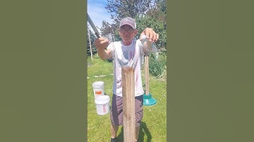 HORIZONTAL SLICE WITH MY @wyatthines153 CUSTOM THROWING CLEAVER #satisfying #subscribe #video #cut