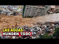 Se hunden bajo el poder de las temibles aguas! Inundaciones masivas llegaron