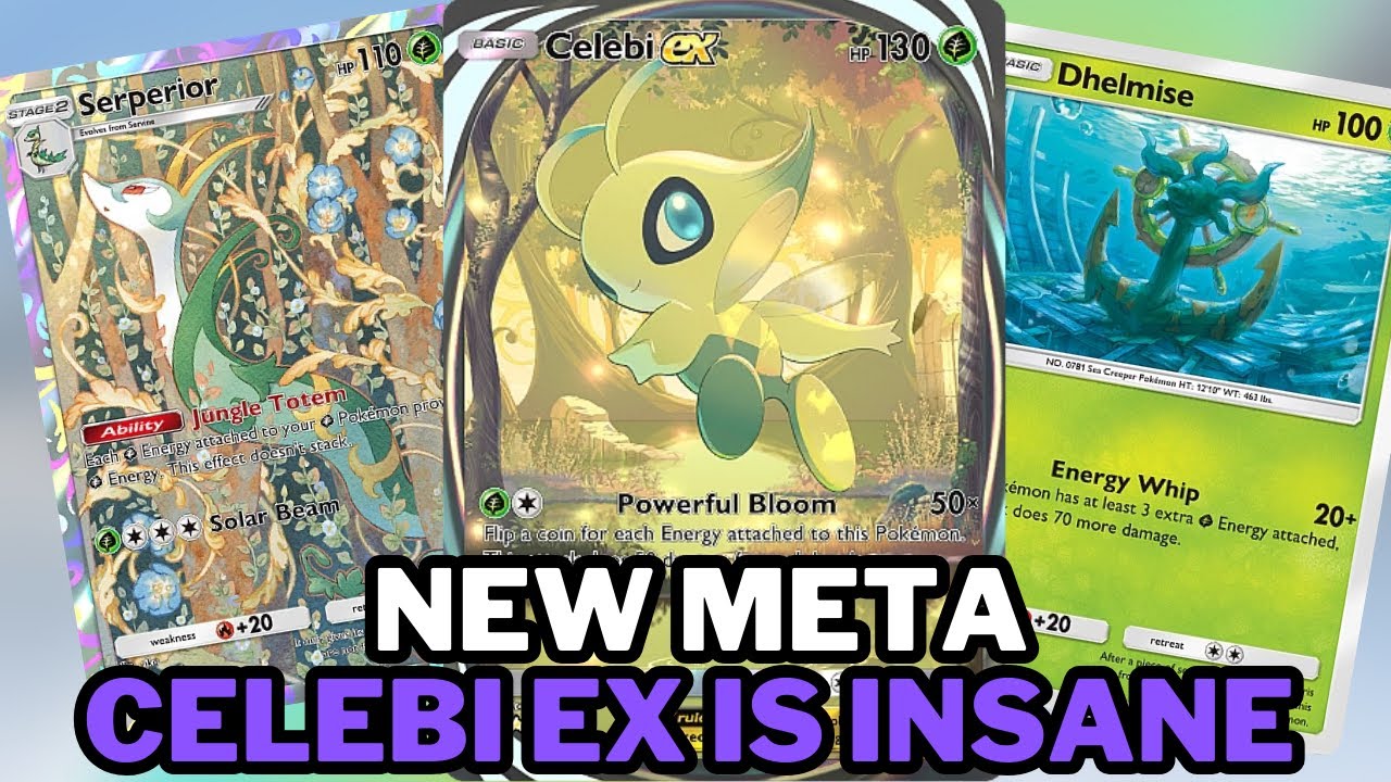 Celebi Ex is the NEW Meta in Pokemon TCG Pocket! 1st Time Running and ...