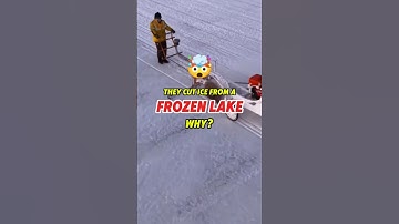 Harvesting Ice from a Frozen Lake?! This Process is Insane!