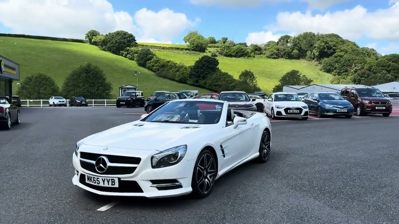 2016 MERCEDES SL400 2LOOK EDITION 3.0 329 BHP Designio White sale at Castle Motors