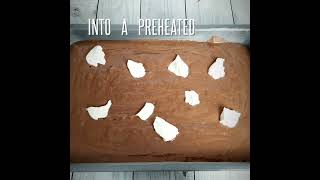 Chocolate & Cream Cheese Box Cake shortsyoutube youtubeshortvideos youtubeshorts shortvideos