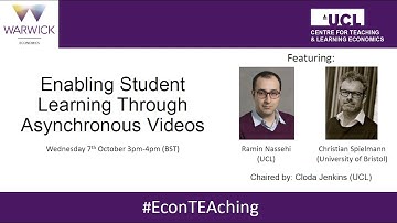 EconTEAching Session 10: Enabling Student Learning Through Asynchronous Videos