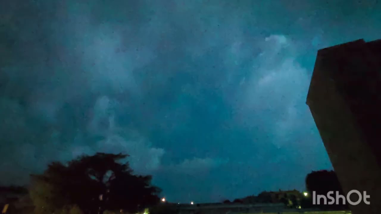 Orages lors de la tempête Nils à Tarbes le 11 Février 2026