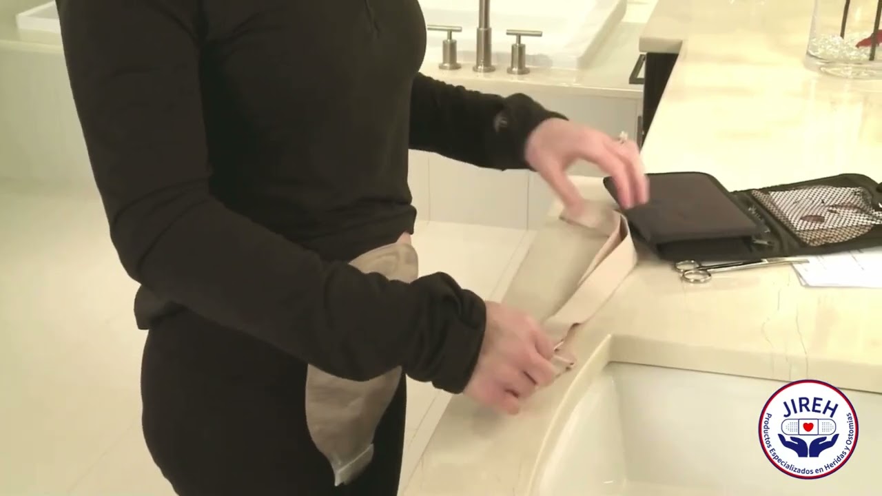 como utilizar el cinturón de ostomia hollister