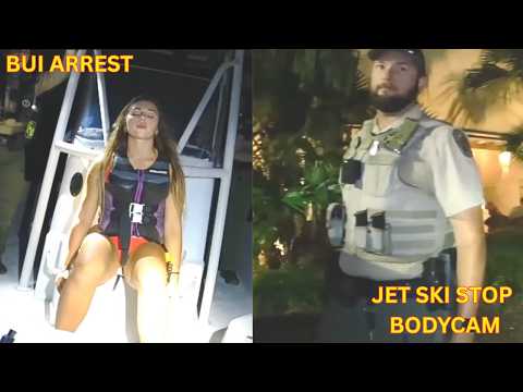 FWC Stops Jet Ski With No Nav Lights at Night — BUI Arrest in Jupiter Inlet (Bodycam)