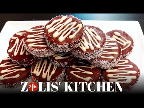 Chocolate bars filled with coconut! Very easy and delicious sweet recipe