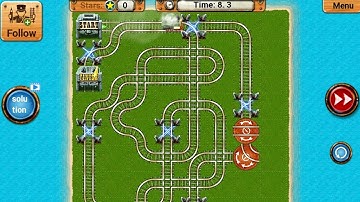 Train Track Maze 2 Long Train | Train Game | Android Gameplay #0003103