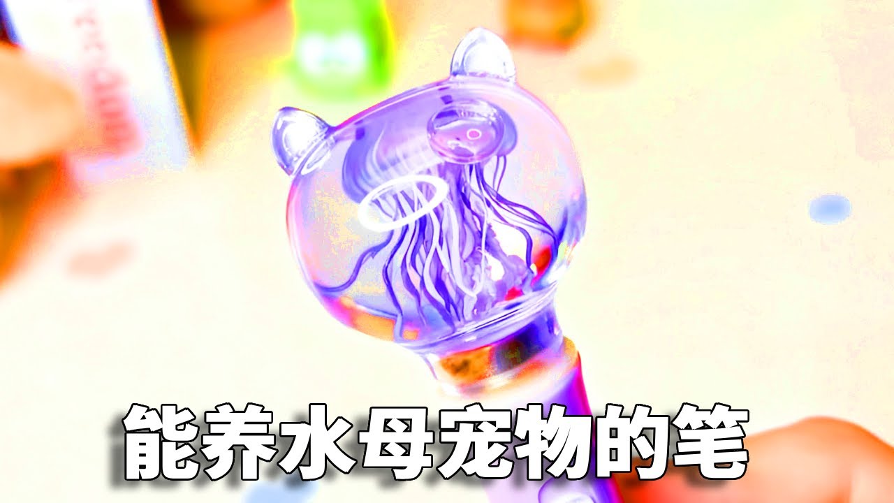 我妈买的文具VS我买的文具，居然有可以养水母的笔！你喜欢谁的呢？【小熊陪你玩】 #文具 #创意 #童年回忆 #小卖部