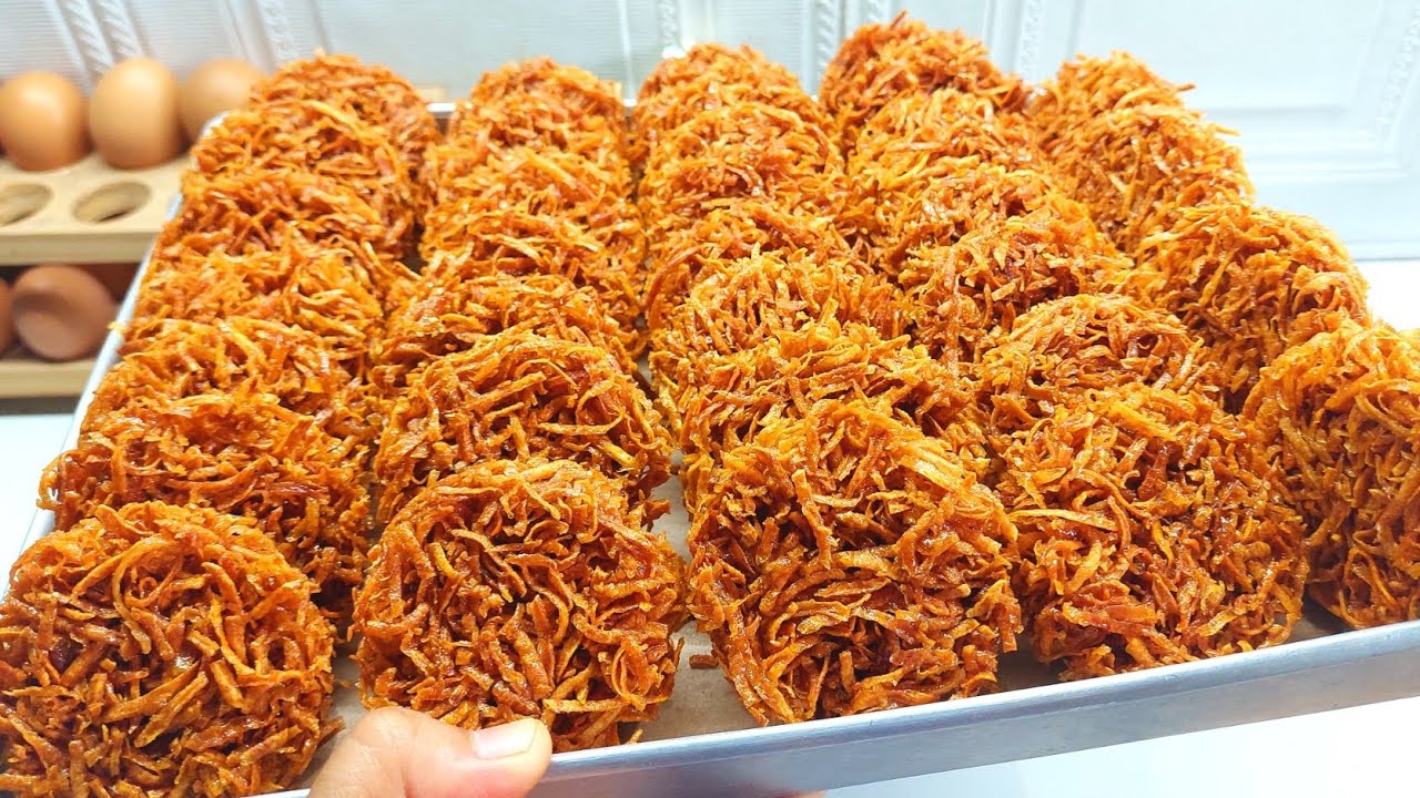 MODAL UBI JALAR 10.000 ⁉️KITA BIKIN KUE CARANG MAS / KEREMESAN UBI SUPER RENYAH ANTI RIBET