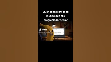 Sou programador sênior! Pronto falei! #shorts
