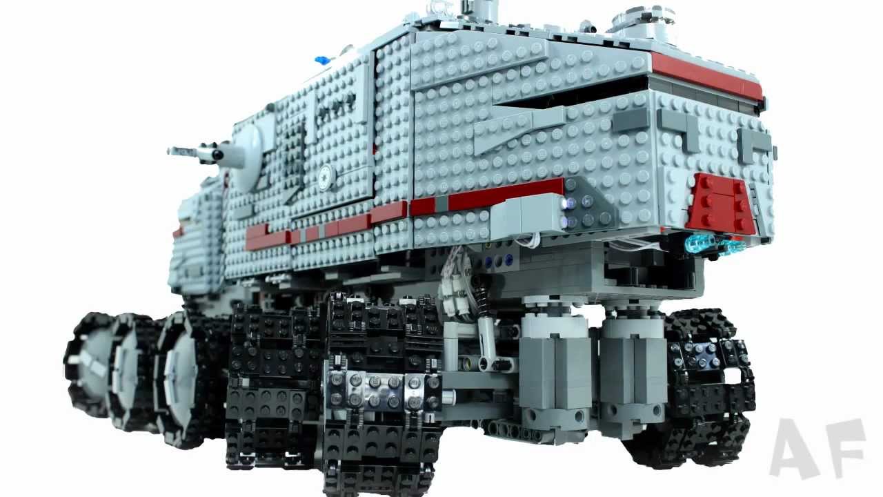 Custom Lego Turbo Tank UCS (2010) MOC + Star Wars Stop Motion Animation -