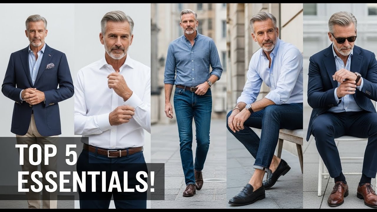 10 Essential Wardrobe Pieces Every Man Over 50 Should Own | Timeless Style Guide