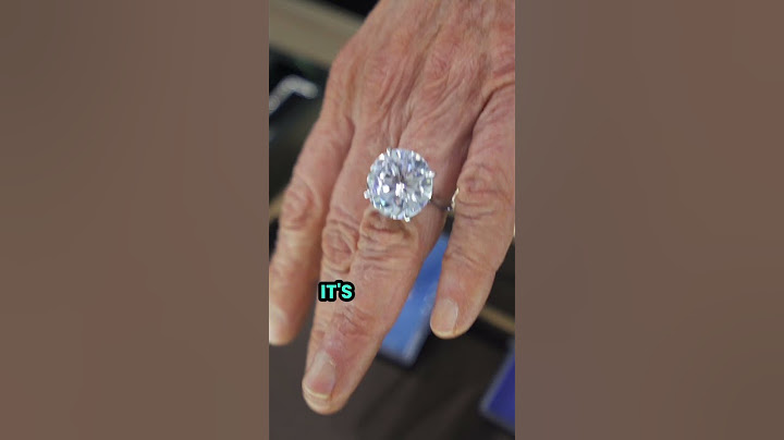 35 CARAT Diamond Ring