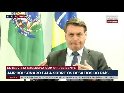 Presidente Bolsonaro: entrevista Band News.