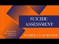 Suicide Assessment and Crisis Intervention | NCMHCE Exam Review with Dr. Dawn-Elise Snipes