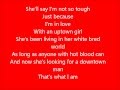 Glee - Uptown Girl - Lyrics