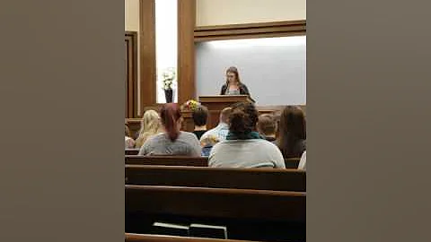 Grace Marie Shafer singing solo