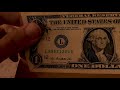 Unintentional ASMR Searching 1$ dollar bills 💵 for rare serial numbers  - soft-spoken