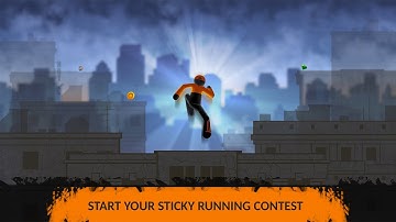 Parkour Sticky Man Flight - Jumping Game Gameplay Video Android/iOS