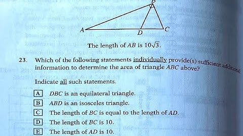 Problem 23 - Official GRE Practice Test 1 - Quantitative portion