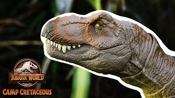 Jurassic World | T-REX Ambush!! | Backyard Battles | @MattelAction