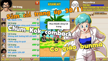 Ngọc rồng online - 20/11 sắm cải trang siêu vip tặng hoa cô giáo bunma nhận ngọc free !!!