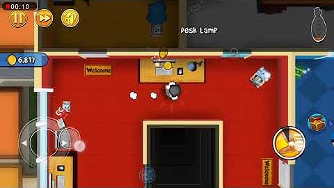 Robbery Bob chapter 6 level 10  Hard level 😱😱 । Perfect walkthrough 😱💪💪 । Three stars ⭐⭐⭐