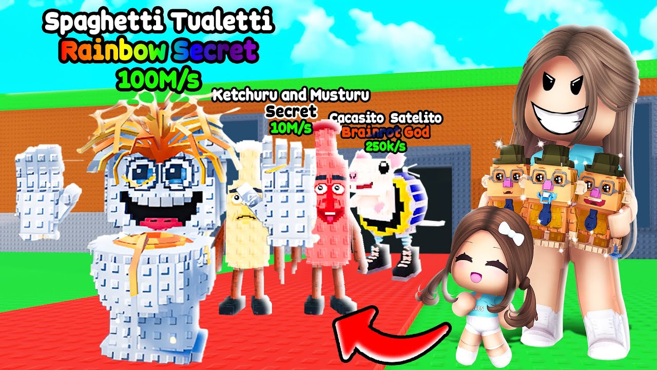 Даем Беби Ив БЕСКОНЕЧНУЮ УДАЧУ, чтобы получить НОВЫЕ СЕКРЕТЫ в игре Steal a Brainrot!