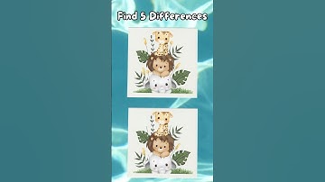 find 5 differences !! #10 #braingame #braingames #braintest