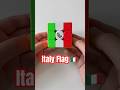 How to make Italy flag on a 3x3 Rubik’s Cube #shorts #rubikscube #cubing #cube #flag #Italy #country