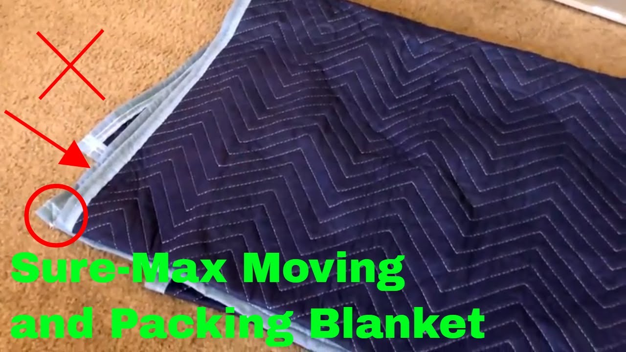 How To Use SureMax Moving and Packing Blanket Review YouTube