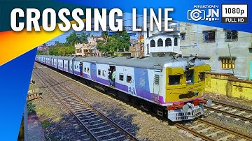 Perfect Crossing :: Howrah Division Passing Train in Opposite Direction & Same Diresction