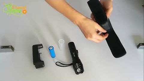 LED flashlight Tactical Flashlight 8000 Lumens