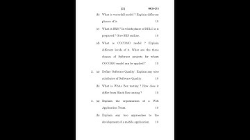 MCS - 213  June 2024 Question Paper