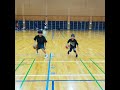 【ミニバス】小学4年生Kちゃん中1のRちゃんとシンクロハンドリング👍️シンクロシンクロシンクロ~✌️