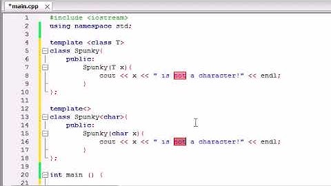 Buckys C++ Programming Tutorials   61   Template Specializations