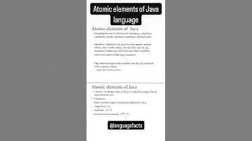 Atomic elements of java#java #viralvideo #viralshorts #funny #shorts #shortvideo @languagefacts