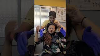 Cervical pain | pelvic up down | and navel adjustment Chiropractic Method ( CALL : 9836657197 )#pain