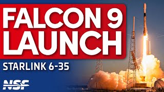 SpaceX Falcon 9 Launches Starlink 6-35
