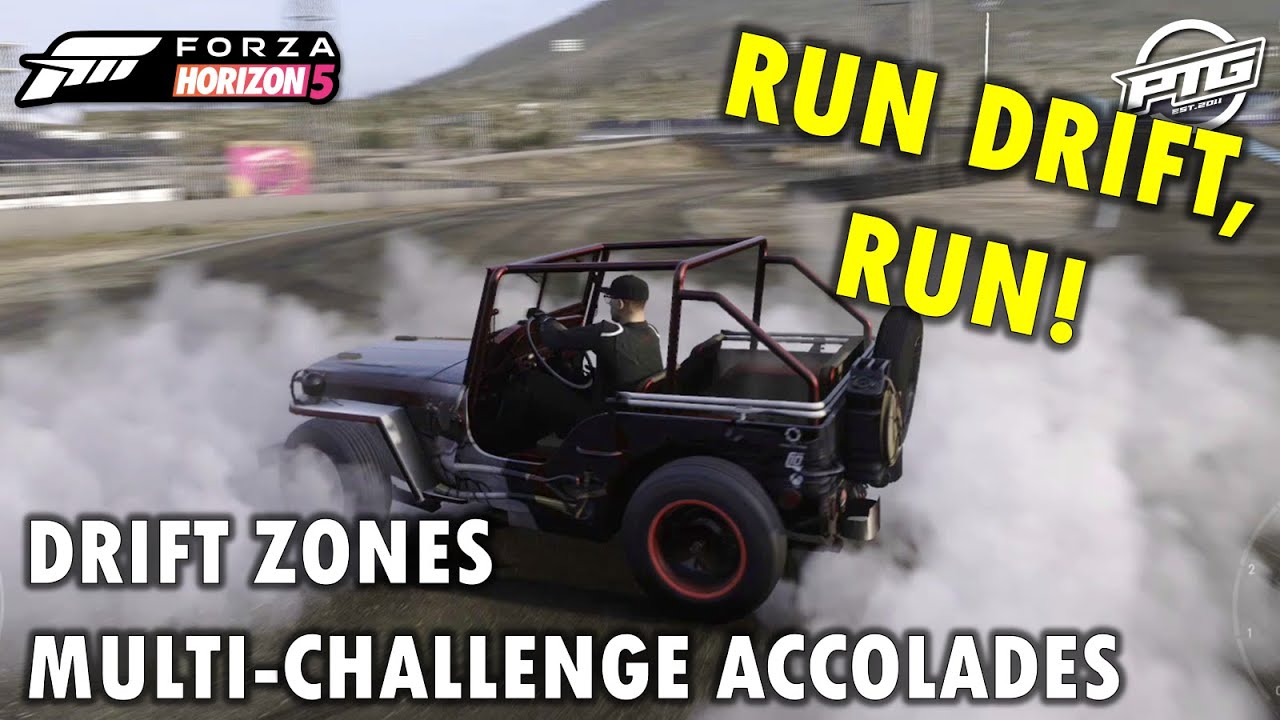 FH5 Guides Drift Zones MultiChallenge Accolades YouTube