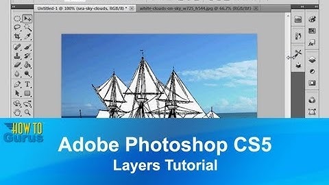 Adobe Photoshop CS5 Layers for Beginners Tutorial - How to use Photoshop Layers