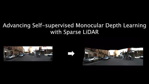 [CoRL 2021] Advancing Self-supervised Monocular Depth Learning with Sparse LiDAR