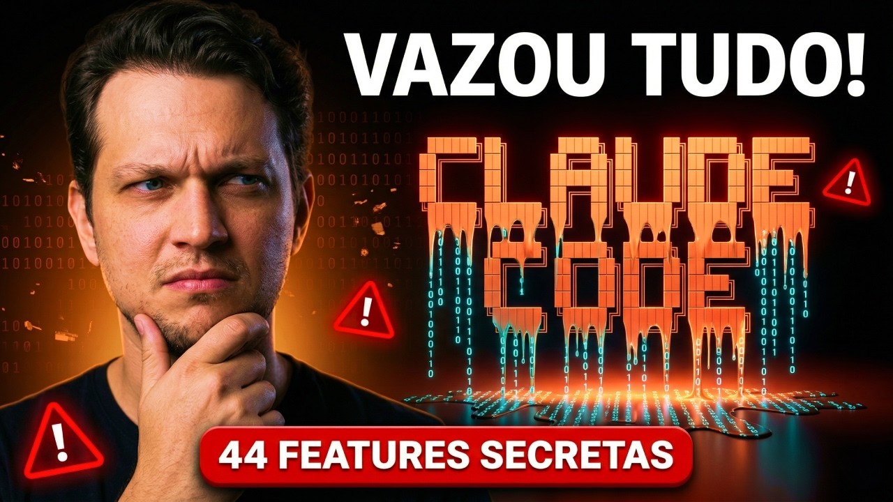 Vazou o Código INTEIRO do Claude Code: 512 Mil Linhas Expostas (Entenda tudo)