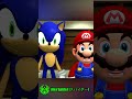 The Backrooms but Different Characters #shorts: Mario Sonic Meets Mini Huggies