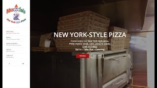 Client Website Video Portfolio - Moravela's Pizza Restaurant Online Menu screenshot 2