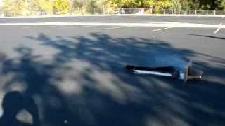 PVC Rocket engine dragster Test-Run